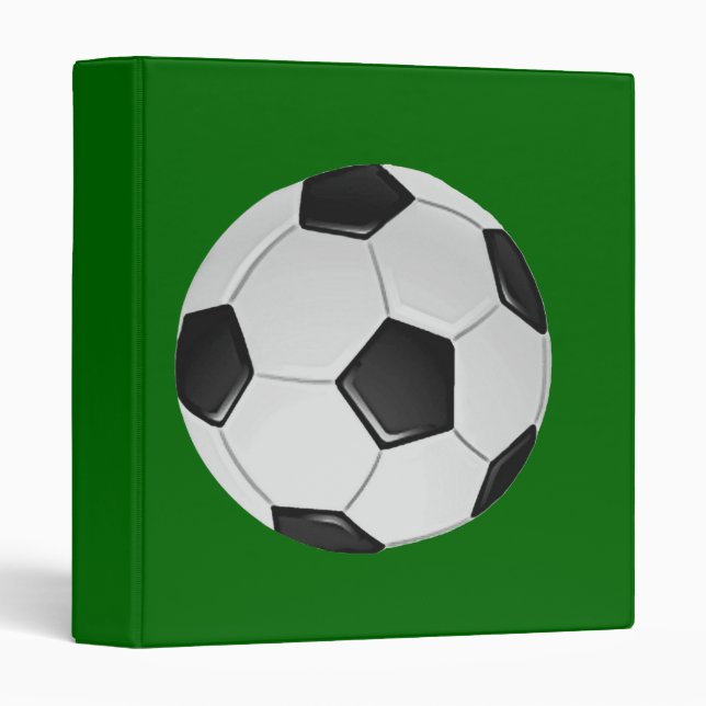 American Soccer or Association Football 3 Ring Binder (Front/Spine)