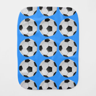 American Soccer or Association Football Ball Burp Cloth