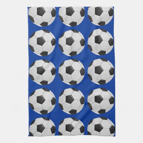 American Soccer or Association Football Ball Kitchen Towel