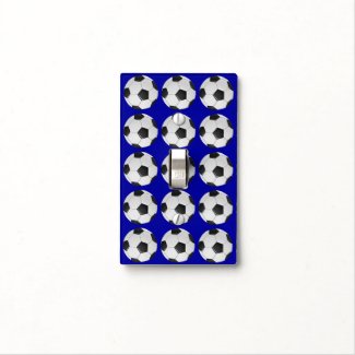 American Soccer or Association Football Ball Light Switch Cover