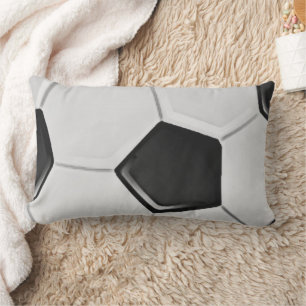 American Soccer or Association Football Ball Lumbar Pillow