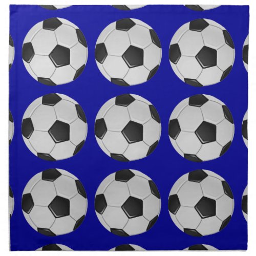 American Soccer or Association Football Ball Napkin