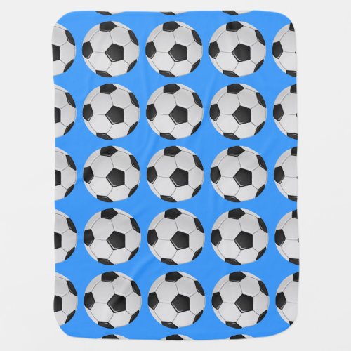 American Soccer or Association Football Ball Swaddle Blanket