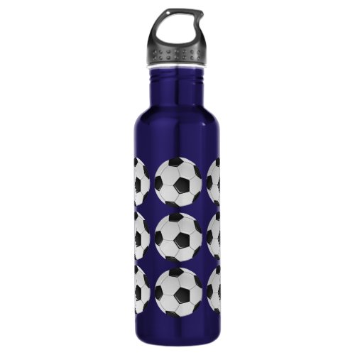 American Soccer or Association Football Ball Water Bottle