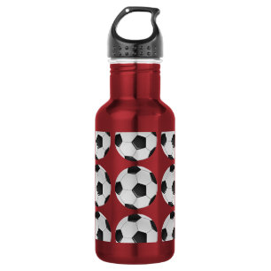 American Soccer or Association Football Ball Water Bottle