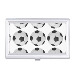 American Soccer or Association Football Business Card Holder