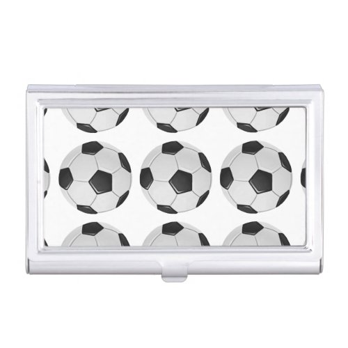 American Soccer or Association Football Business Card Holder