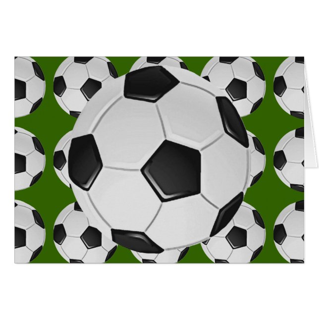 American Soccer or Association Football Cards (Front Horizontal)