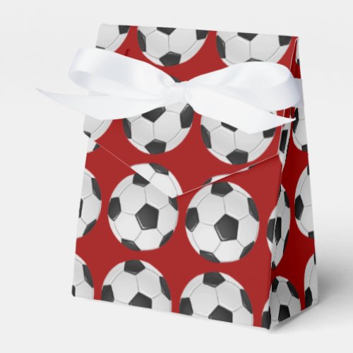American Soccer or Association Football Favor Boxes