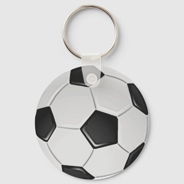 American Soccer or Association Football Keychain (Front)