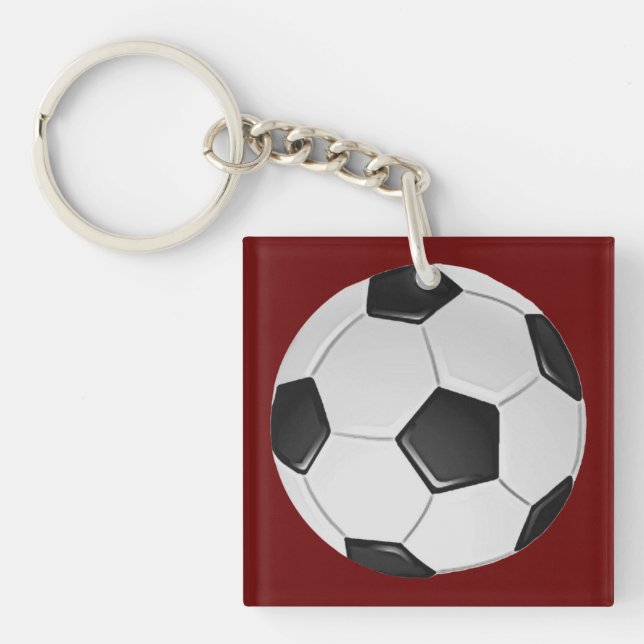 American Soccer or Association Football Keychain (Front)