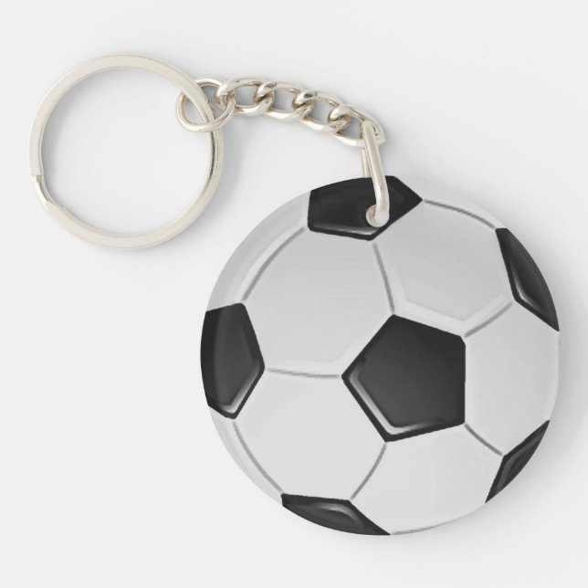 American Soccer or Association Football Keychain (Front)