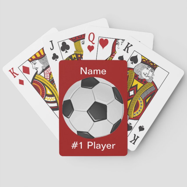American Soccer or Association Football Poker Cards (Back)