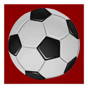 American Soccer or Association Football Poster