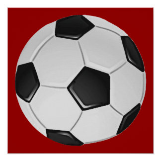 American Soccer or Association Football Poster
