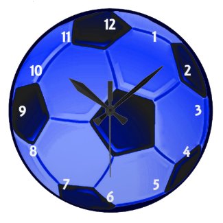 American Soccer or Association Football Wall Clock