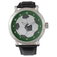 American Soccer or Association Football Wrist Watches