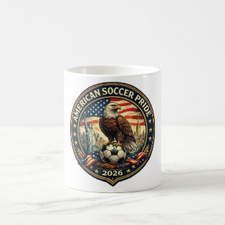 American Soccer Pride Eagle Sports Fan Mug