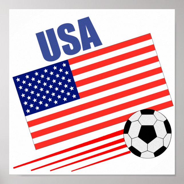 American Soccer Team Poster (Front)