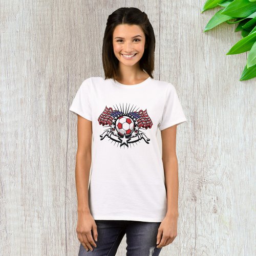 American Soccer Womens T_Shirt