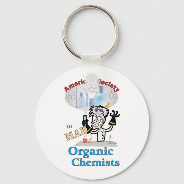 American Society of Mad Organic Chemists Keychain (Front)