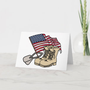 American Soldier Card