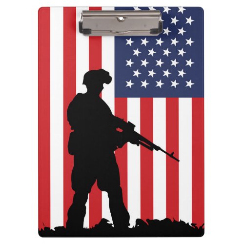 American Soldier Clipboard
