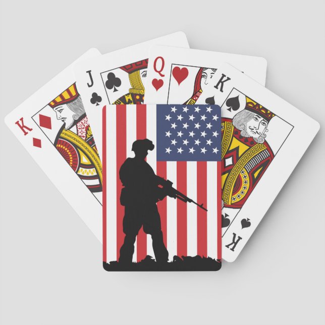 American Soldier Poker Cards (Back)