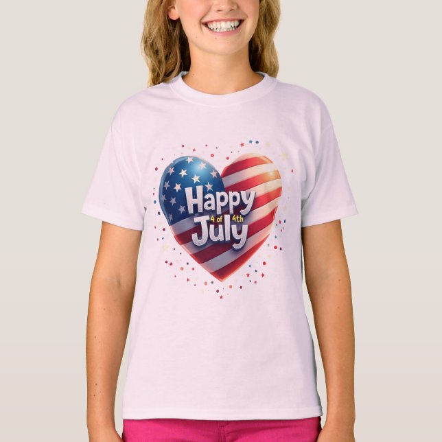 American Soul: Classic 4th of July Vibes T-Shirt (Front)