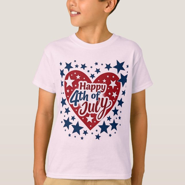 American Soul: Classic 4th of July Vibes T-Shirt (Front)