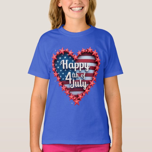 American Soul: Classic 4th of July Vibes T-Shirt (Front)
