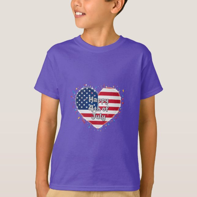 American Soul: Classic 4th of July Vibes T-Shirt (Front)