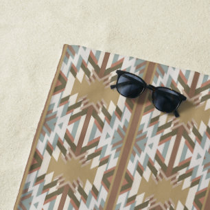 American Southwest Desert Colors Inspired Design Beach Towel