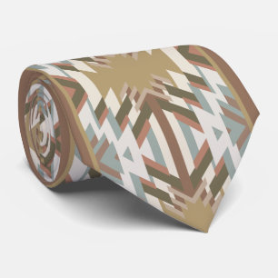 American Southwest Desert Colors Inspired Design Neck Tie
