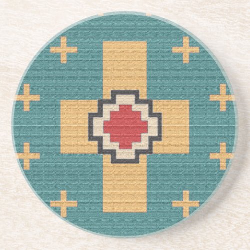 American Southwest Indian Pattern Drink Coaster