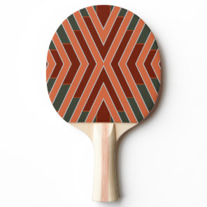 American Southwestern Tribal Pattern Art And Color Ping Pong Paddle
