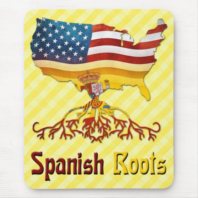 American Spanish Roots Mousemat Mouse Pad (Front)