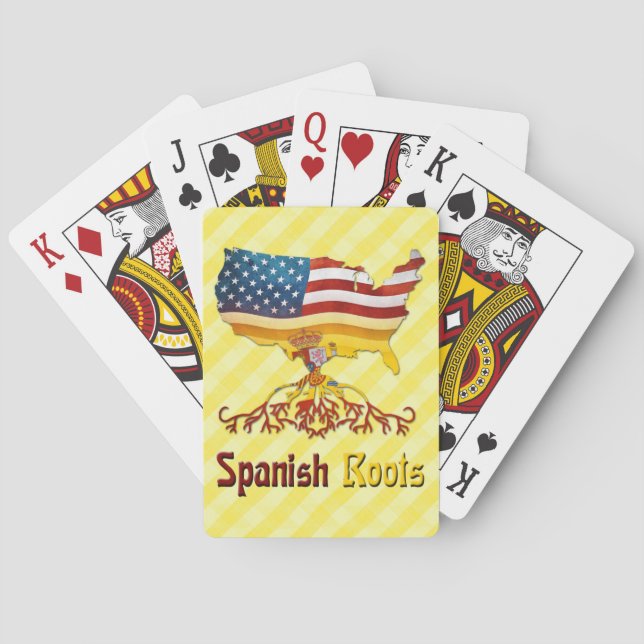 American Spanish Roots   Poker Cards (Back)