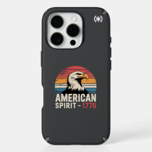 American Spirit 1776 Patriotic 4th of July iPhone 16 Pro Case