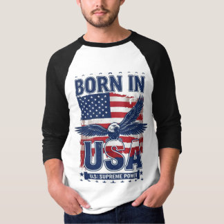 American Spirit: Born in USA Eagle Pride T-Shirt