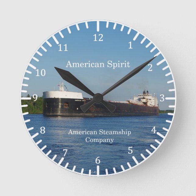 American Spirit clock (Front)