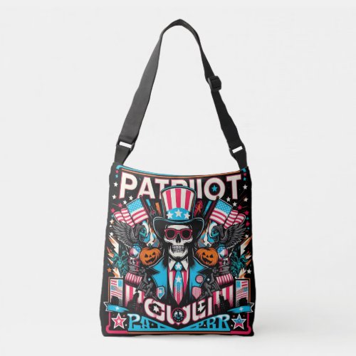 American Spirit Festival in Pop Art Style Crossbody Bag