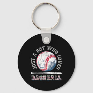 American Sport Fan Baseball Lover Boys Batter Keychain