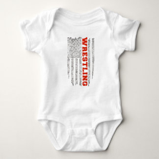 American Sport Wrestling Baby Bodysuit