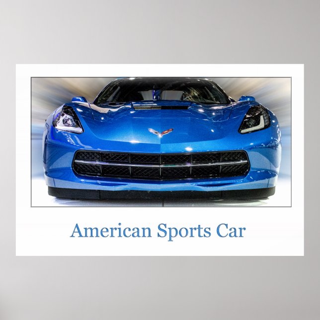American Sports Car Poster (Front)