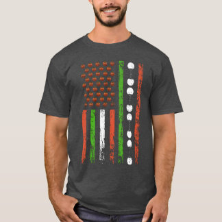 American Sports Flag Halloween Pumpkinable gift T-Shirt