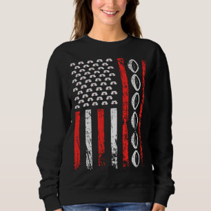American Sports Flag National Nurses Day Rugby Foo Sweatshirt
