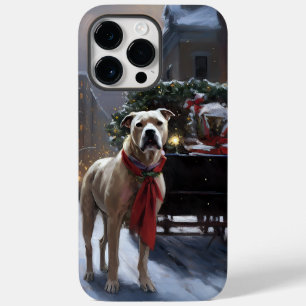 American Staffordshire Christmas Festive Season Case-Mate iPhone 14 Pro Max Case