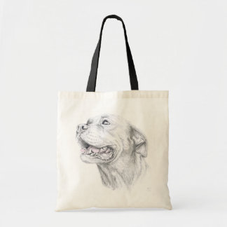 American Staffordshire Lab Boxer Art Tote Bag