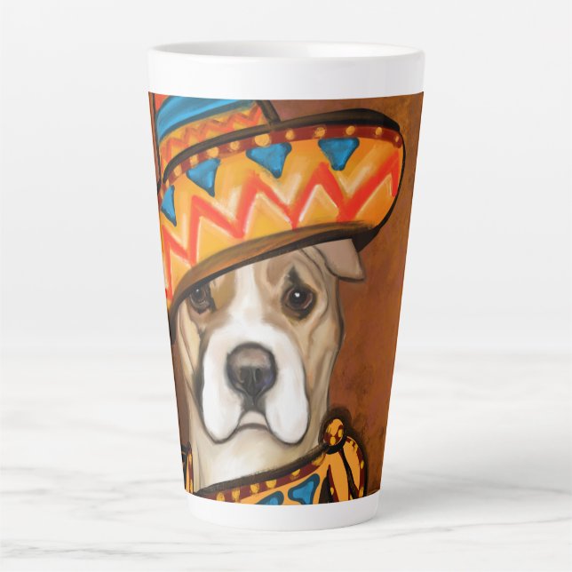 AMERICAN STAFFORDSHIRE    LATTE MUG (Front)